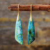 Dangling Jasper Earrings