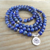 Bracelet Mala "Friendship" in Lapis Lazuli