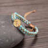 Braided Bracelet "12 Constellations" in Natural Stones