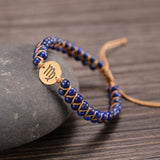 Braided Bracelet "12 Constellations" in Natural Stones