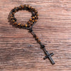 Tiger Eye "Protection" Rosary Necklace