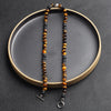 Lava Stone & Tiger Eye 'Earth & Fire Energy' Necklace