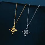 Mystical Shield Necklace - Witch's Knot