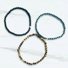 Ensemble "Balance & Courage" in Tiger's Eye, Onyx & Hematite