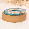 Ensemble "Ocean of Well-Being" in Turquoise, Howlite & Aquamarine