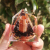 Orgone Pyramid "Amplified Energy Protection" in Obsidian