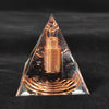 Orgone Pyramid "Amplified Energy Protection" in Obsidian