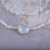 Aquamarine Heart Pendant