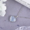 Aquamarine Heart Pendant