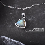 Aura Protector Pendant in Labradorite