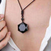 Black Obsidian "Star" Pendant