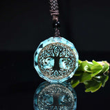 Orgonite Pendant "Anahata" in Turquoise