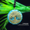 Orgonite Pendant "Anahata" in Turquoise