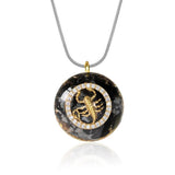 Orgonite Pendant "Astrological Sign" in Natural Stone