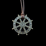 Dharma Wheel pendant