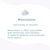 Mala Bracelet "Feminine Happiness" in Moonstone & Sun