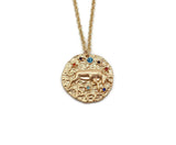 Golden Constellation Necklace - 12 Zodiac Signs
