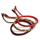 Trio of Tibetan Bracelets "Lucky Charms"