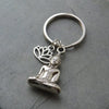 Buddha Keychain - Lotus Flower.