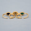 Adjustable Natural Stone Ring for Women