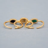 Adjustable Natural Stone Ring for Women