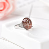 Luxurious Natural Garden Crystal Ring