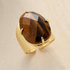 Tiger Eye Ring Natural Gemstone Ring Natural Gemstone Jewelry.