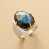 Labradorite Ring Natural stone ring Natural stone jewelry