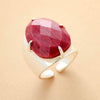 Rhodonite Ring Natural Stone Ring Natural Stone Jewelry