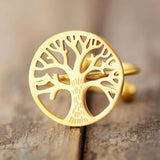 Tree of Life Silver Ring Natural stone ring Natural stone jewelry