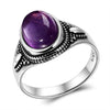 Amethyst Ring Natural stone ring Natural stone jewelry