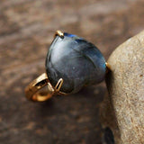 Natural Stone Ring "Labradorite"