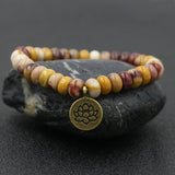 Natural Stone Bead Bracelet for Men and Women with Buddha Lotus Pendant Bracelets for Women Tibetan Style 4.jpg 640x640 4