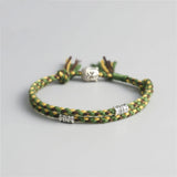 Handmade Green Tibetan Bracelet