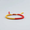 Lucky Charm Bracelet - Orange Red Bicolor