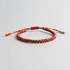 Lucky Charm Bracelet - Red Yellow Braided