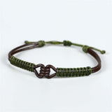 Green Tibetan anti-stress bracelet