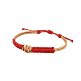 Tibetan protection knot blue bracelet