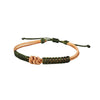 Tibetan brown protection knot bracelet.