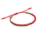 Semi braided Tibetan bracelet.