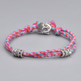 Ethnic Tibetan Buddhist T-shirt, Handmade Multicolored Amulet Bracelets for Women and Men, 5.jpg 640x640 5