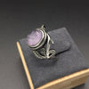 Vintage Silver Ring with Amethyst