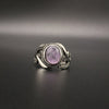 Vintage Silver Ring with Amethyst