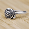 Vintage Tibetan Silver Mantra Ring