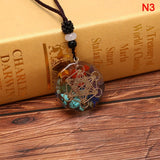 n3 orgonite pendant with the om symbol, various options available.Tibetan Necklace and Pendant