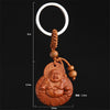 New Lucky Jewelry Wooden Sculpture Buddha Pendant Keychain for Car Bag.jpg 640x640