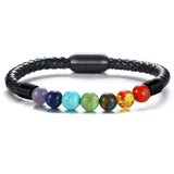 7 chakras men's bracelet