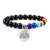 Chakra bracelet with Tree of Life