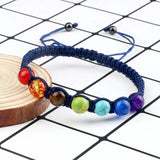 Tibetan bracelet 7 blue chakras