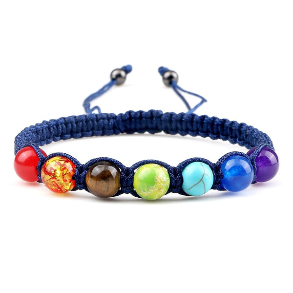 Shamballa bracelet with 7 chakras.